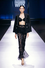 Áo lót ren tối màu