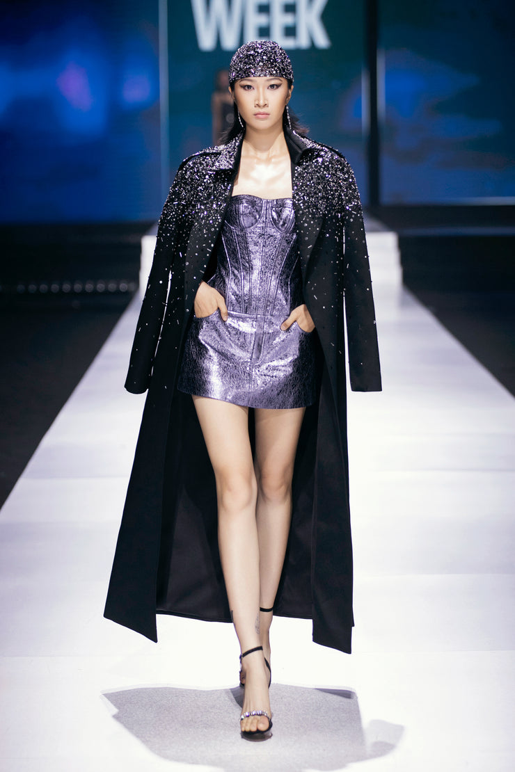 Váy ánh trăng tím