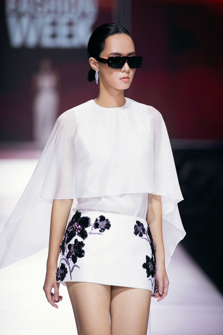 Violet Blossom Skirt