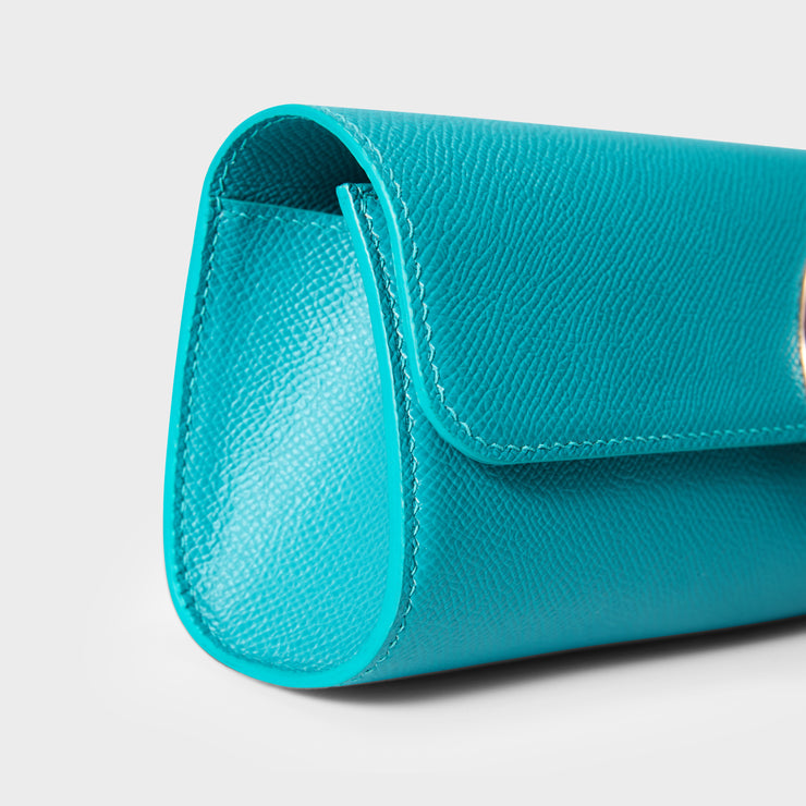 Túi cầm tay Lady Sexy Iconic - Xanh ngọc lục bảo & Vàng hồng