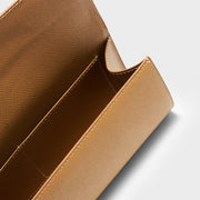 Túi cầm tay Lady Sexy Iconic - Nâu đậu phộng & Vàng