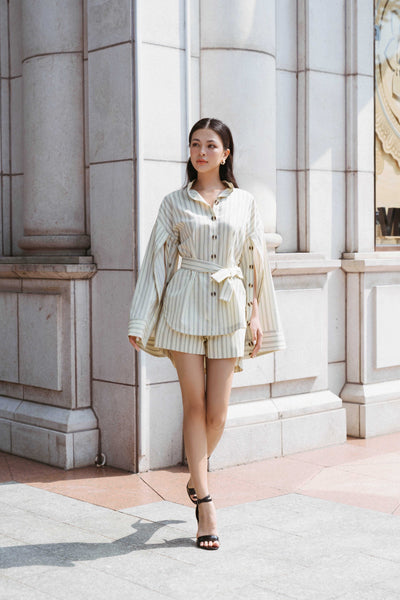 Quần short sọc sang trọng