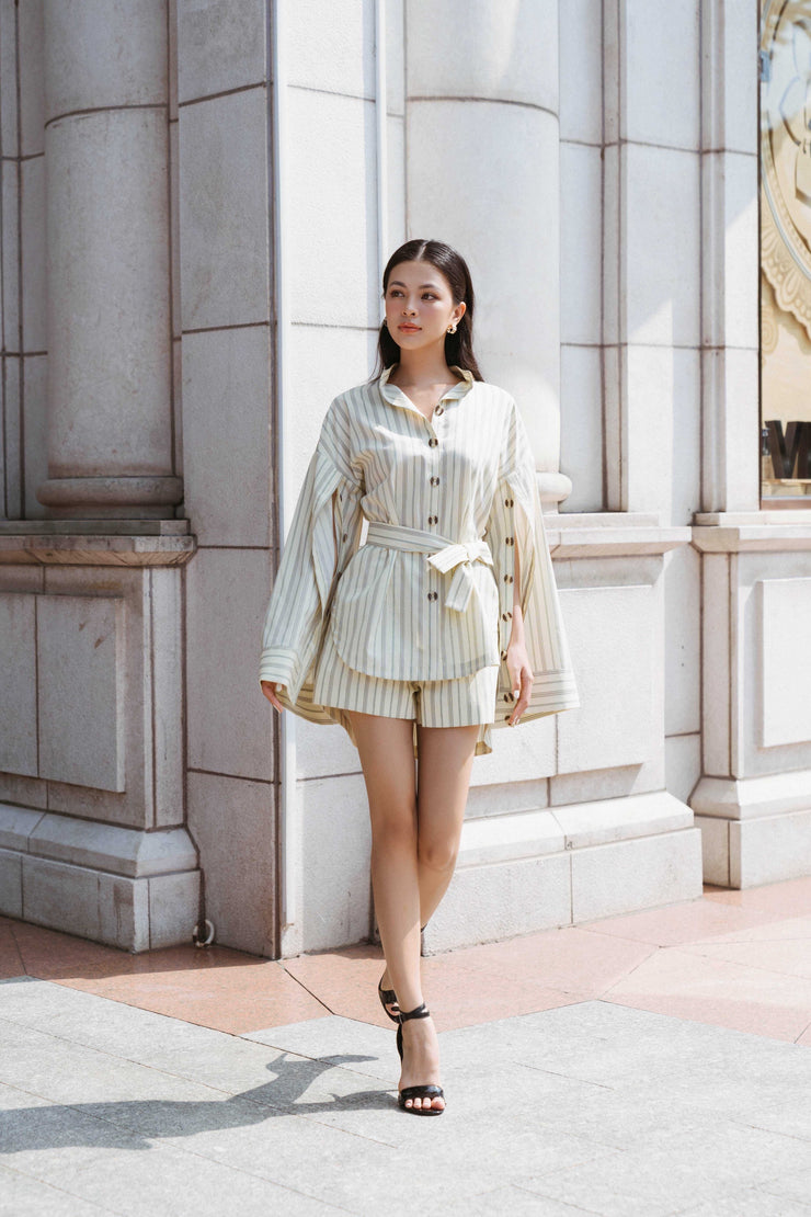 Quần short sọc sang trọng