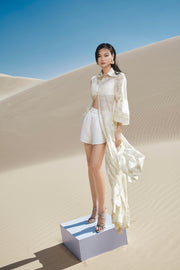 Áo khoác cát vàng