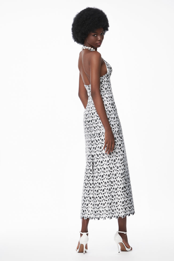 Snow Leopard Girl Maxi Dress