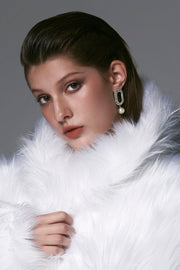 Mysterious Arctic Fox Fur Coat