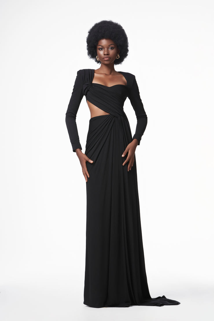 Safari - Robe longue noire sexy