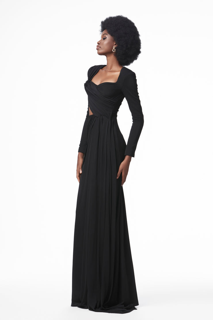 Safari - Robe longue noire sexy