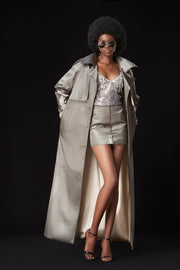 Croc Lady Trench Coat