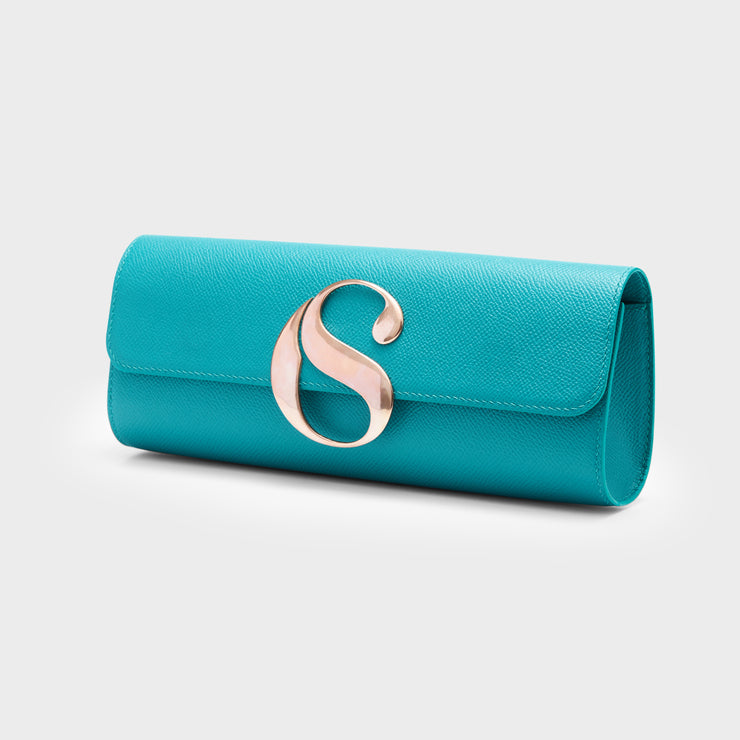 Lady Sexy Iconic Clutch - Emerald Green & Rose gold