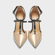 D-strap Lady Pumps - Nude