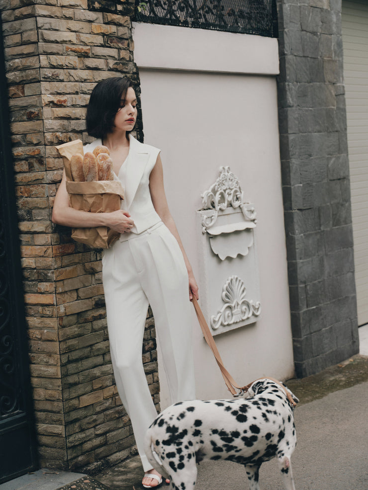 White Muse Pleat Pant