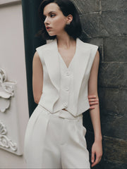 Luxe Lapel Vest