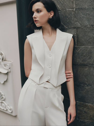 Luxe Lapel Vest