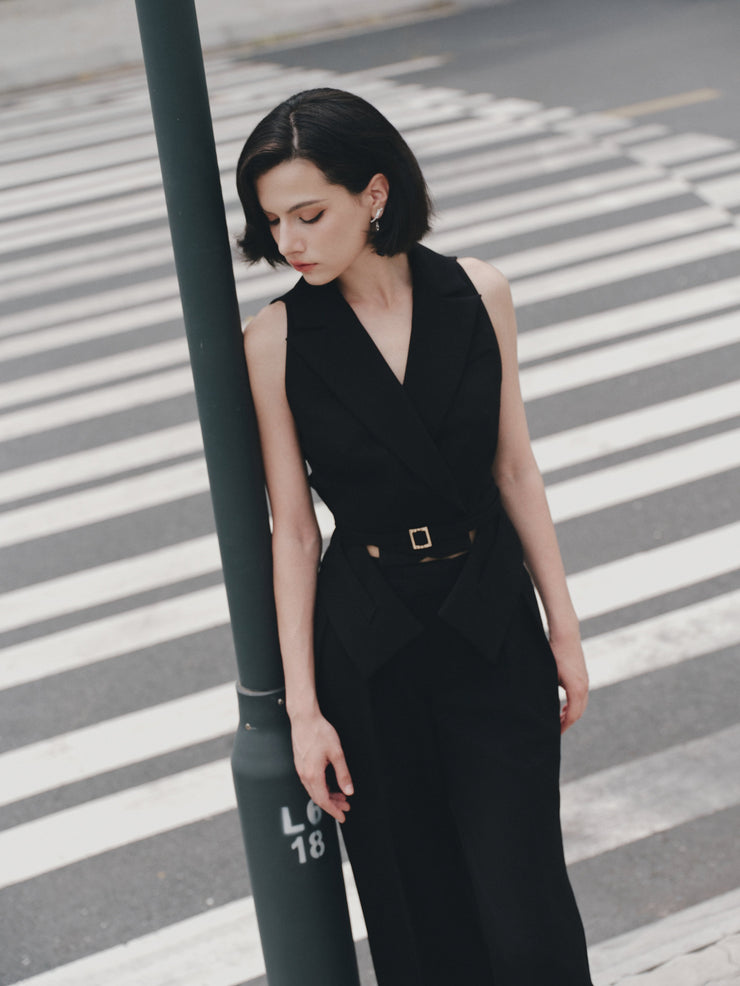 Black Muse Pleat Pant