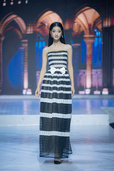 Regal Stripe Dress