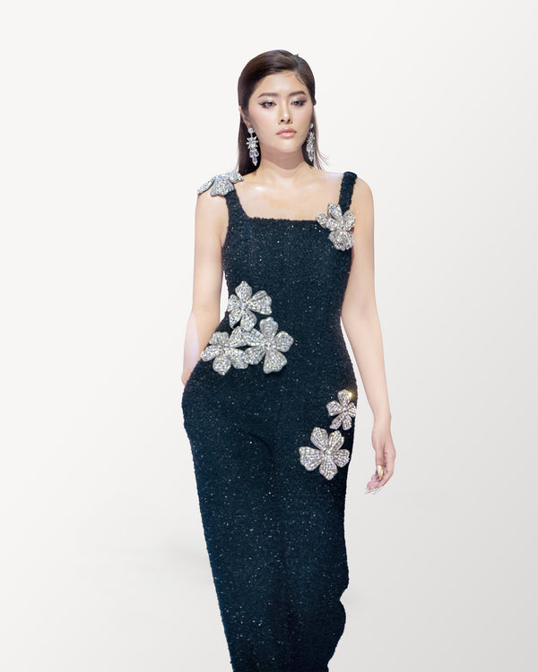 DARK ROYAL JUMPSUIT