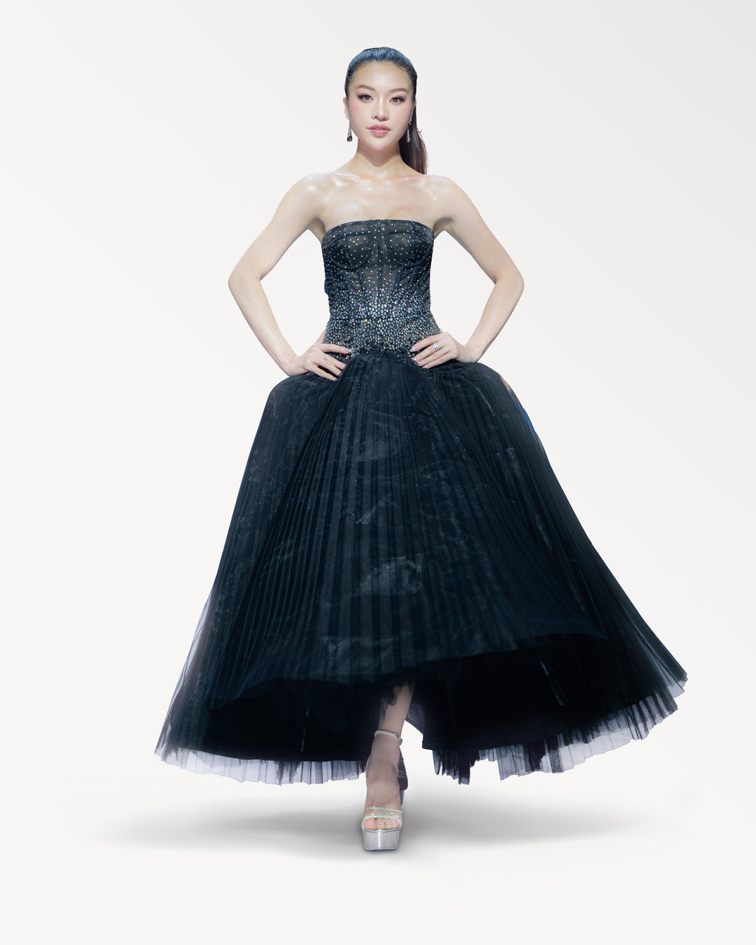 BLACK PEAKS DRESS