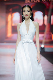 Regal White Dress