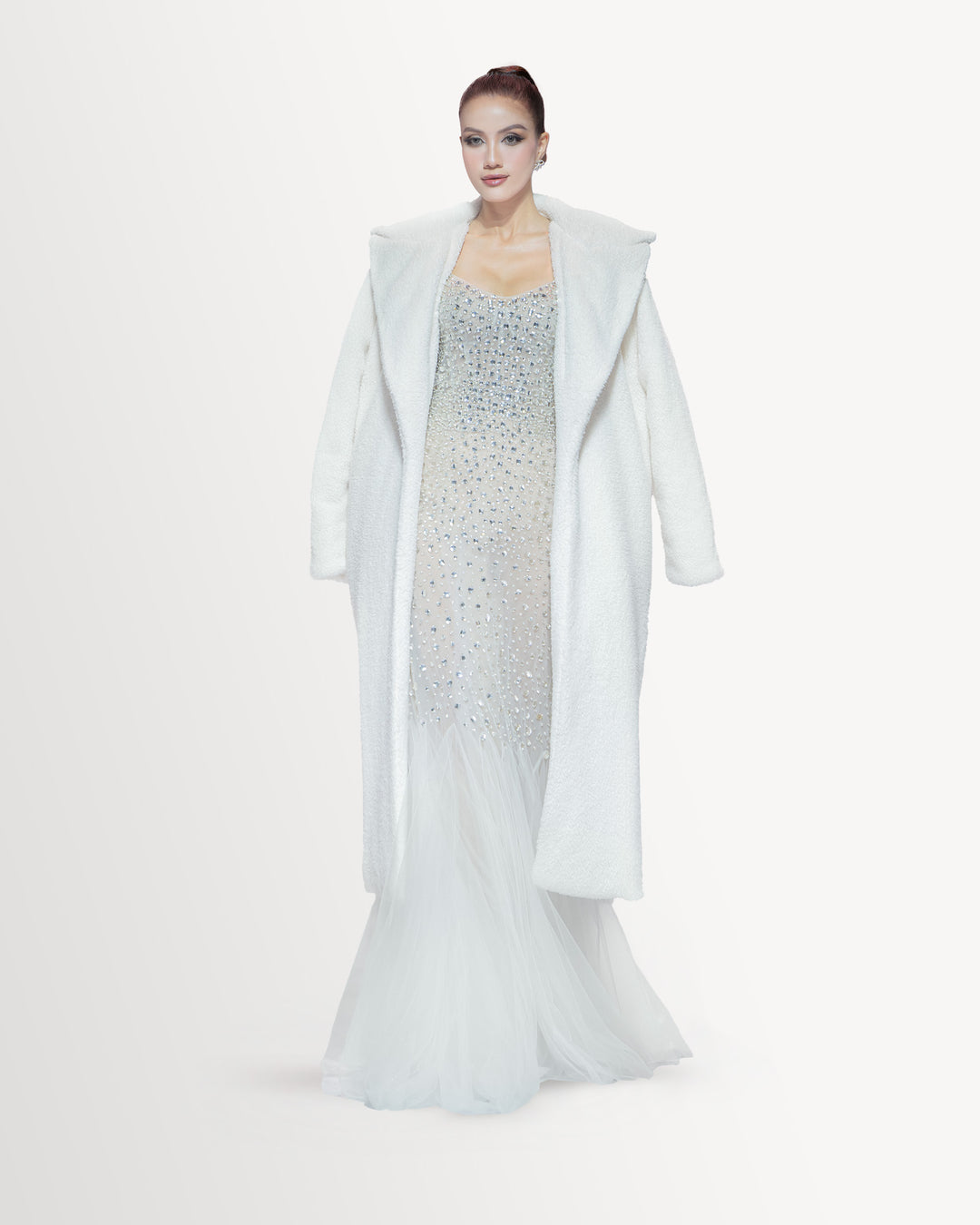 WHITE DUCHESS COAT