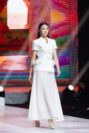 Regal White Vest