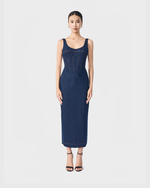 ĐẦM CORSET DENIM