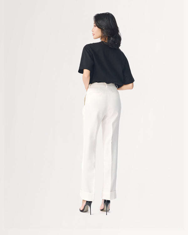 Quần xếp ly White Muse