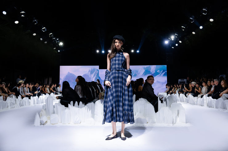 Blue Flannel Dress