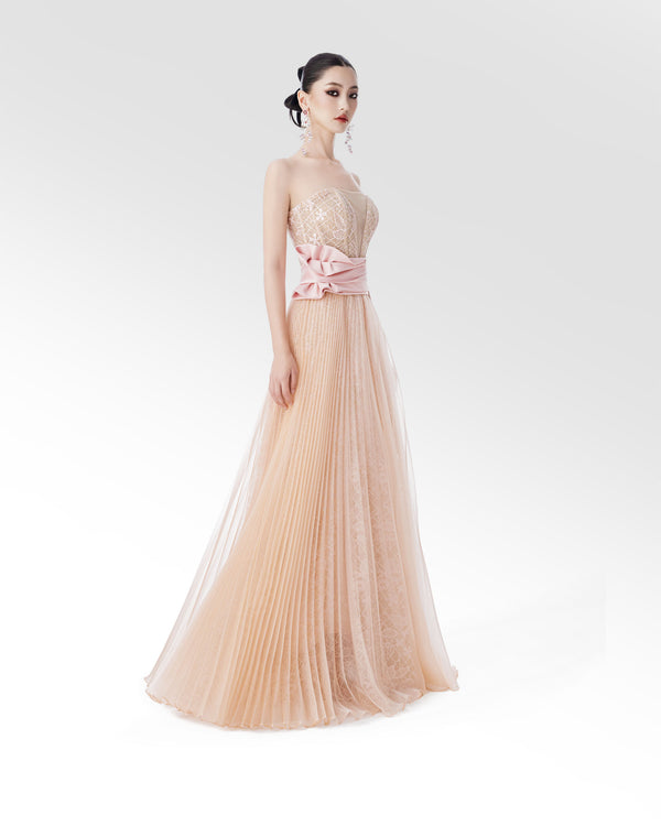 REGAL PLEATS DRESS