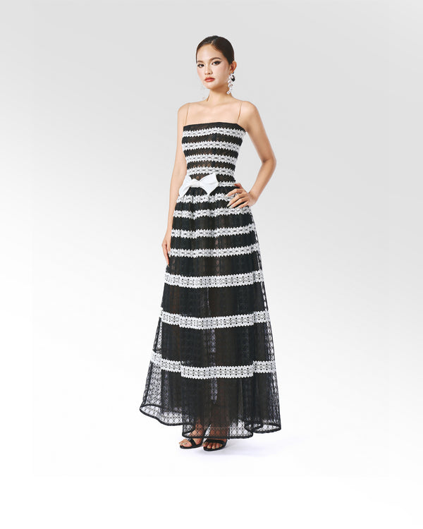 REGAL STRIPE DRESS