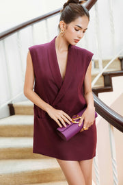 Robe gilet Ruby Plum