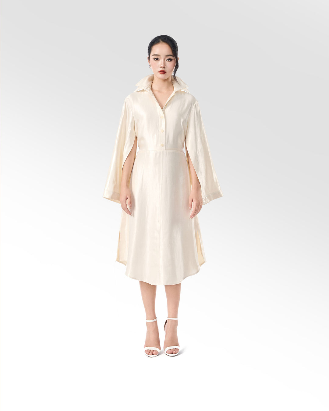 SOFT POWER SHIRT DRESS