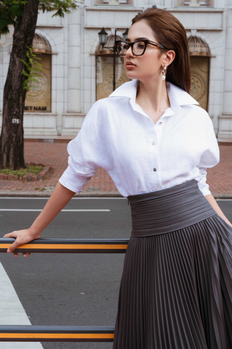 White Maven Linen shirt