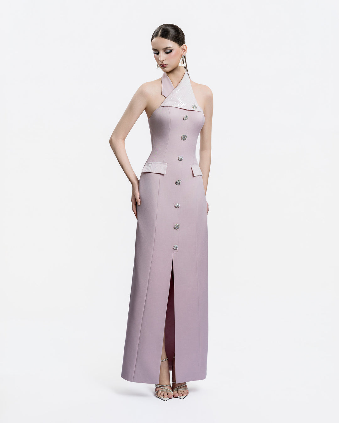 STELLAR GLAM SPLIT DRESS (Runway Version)