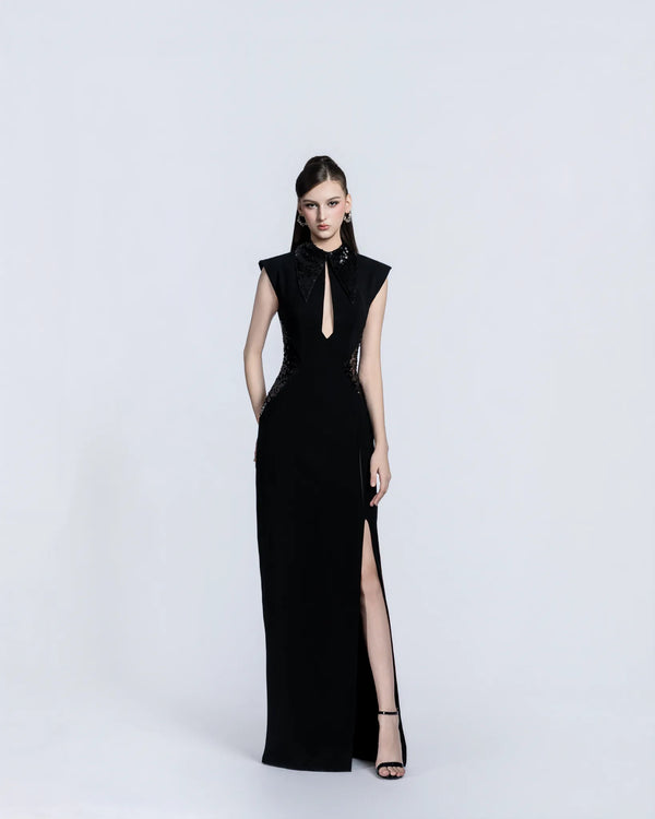 HER LUX TIE DRESS