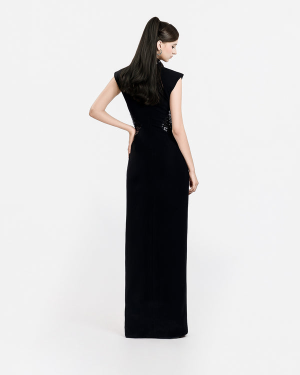 HER LUX TIE DRESS