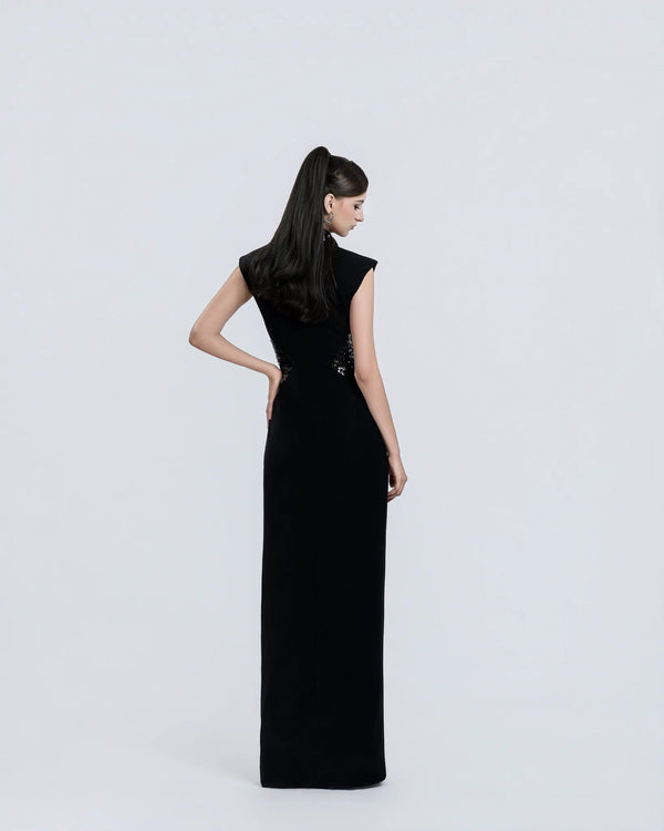 HER LUX TIE DRESS