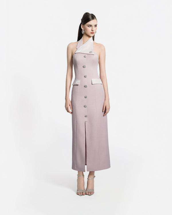 STELLAR GLAM SPLIT DRESS