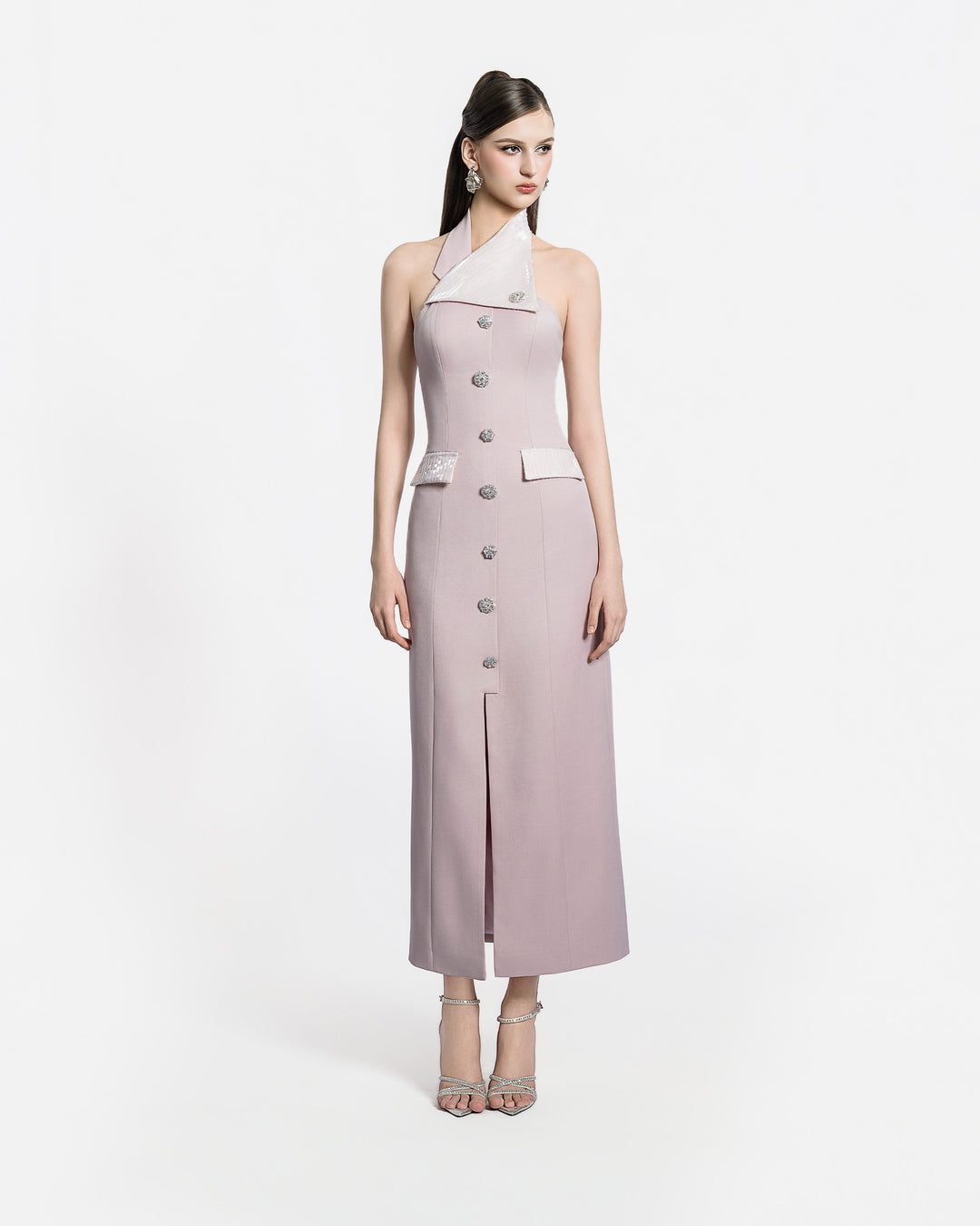 STELLAR GLAM SPLIT DRESS