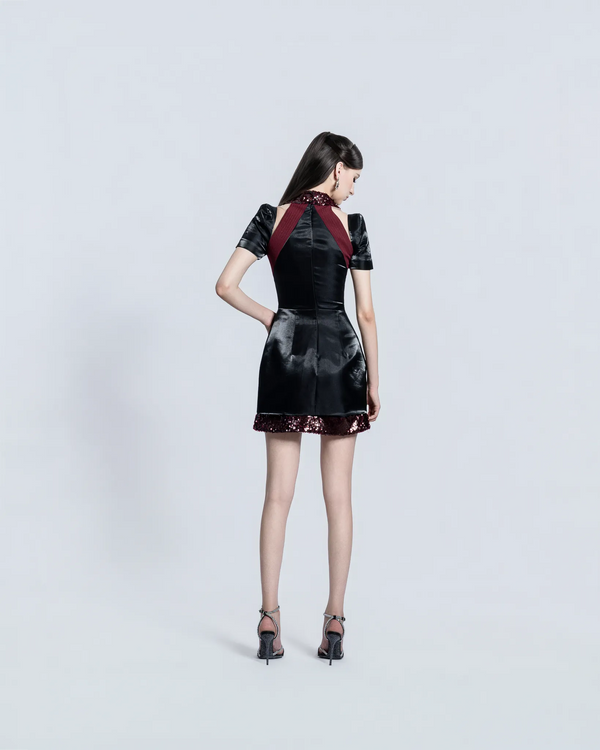 DARK CRIMSON DRESS