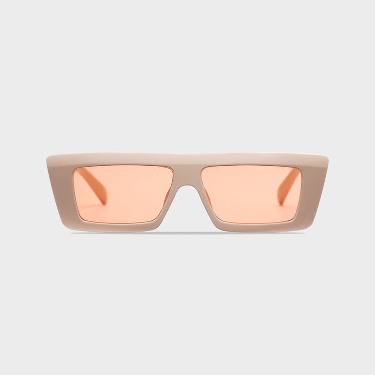 Lunettes de soleil rectangulaires orange Mr Crazy & Lady Sexy