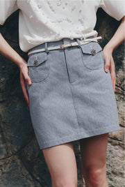 Paris Stripe Skirt
