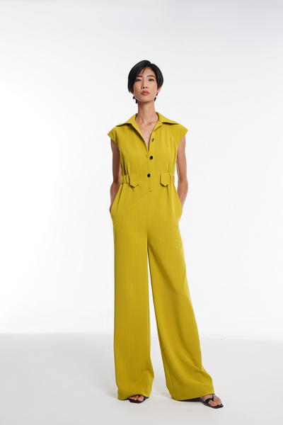 Emma Button Detail Jumpsuit