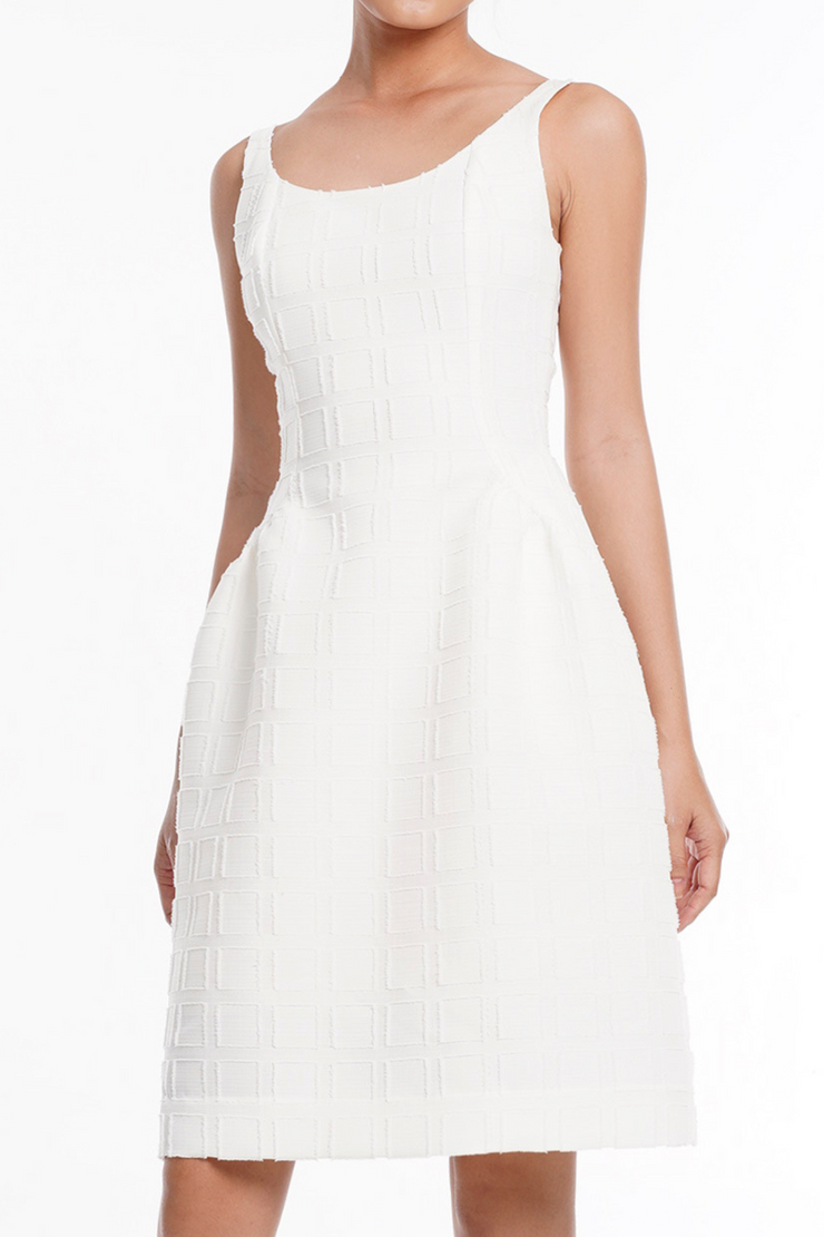 Laurel White Sleeveless Dress