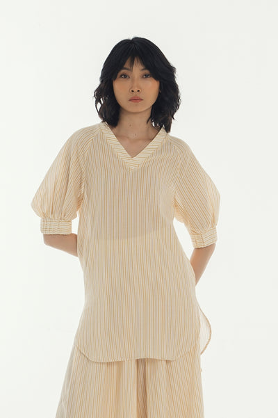 Mahsa Relax Shirt - Popcorn