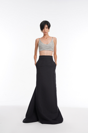 Kiara Textured Maxi Skirt