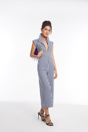 Linen Striped Jumpsuit