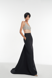 Kiara Textured Maxi Skirt