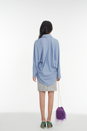 Striped Midi Sleeve Shirt