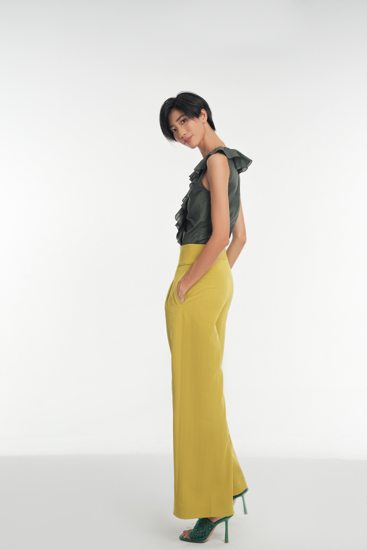 Deanna High-waist Wide-Leg Pants